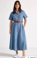 Blå klänning Holly&Whyte Lindex.